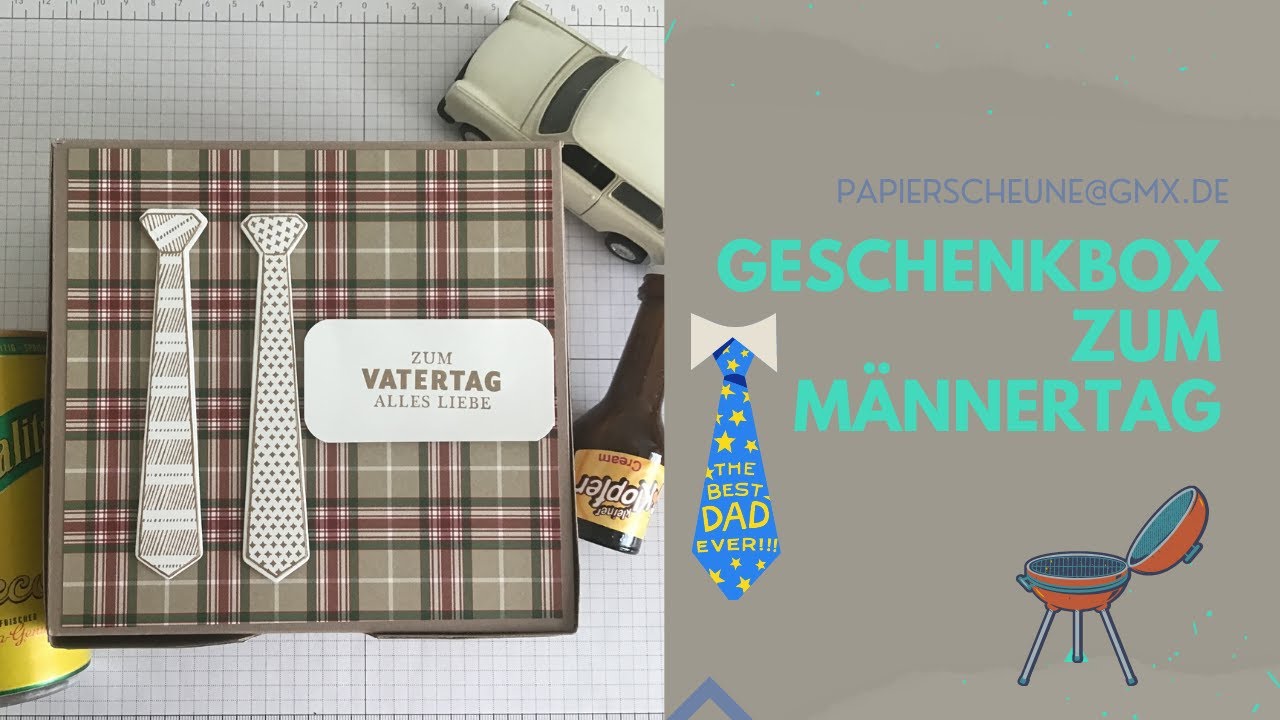 Männertagsbox / So könnt ihr die Box in allen Größen selber basteln /🥂🍾