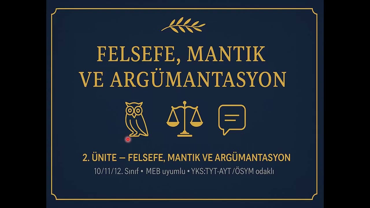 Felsefe, Mantık ve Argümantasyon