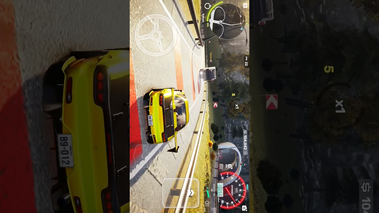 Геймплей с автомобилями на DX7 😱 CarX Street с максимальными графическими настройками #ytshorts #...