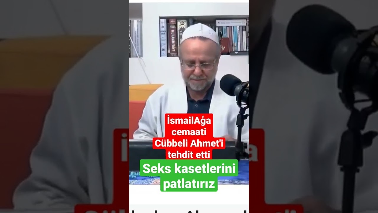 İsmailağa cemaati C&uuml;bbeli Ahmet'i tehdit etti: Şeyhligini ilan et kasetleri patlatalım