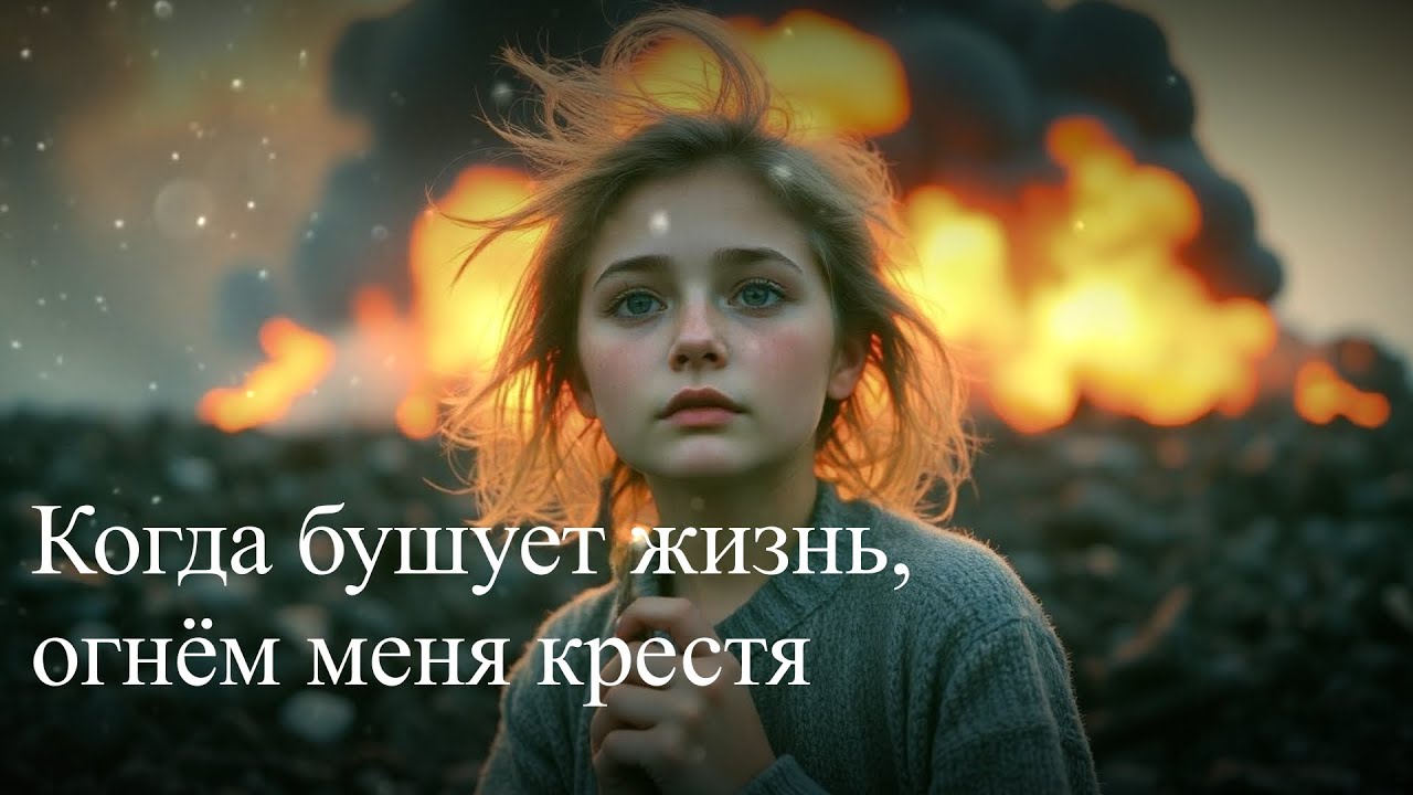Когда бушует жизнь, огнём меня крестя #христианскаямузыка #музыка #христианскиегимны