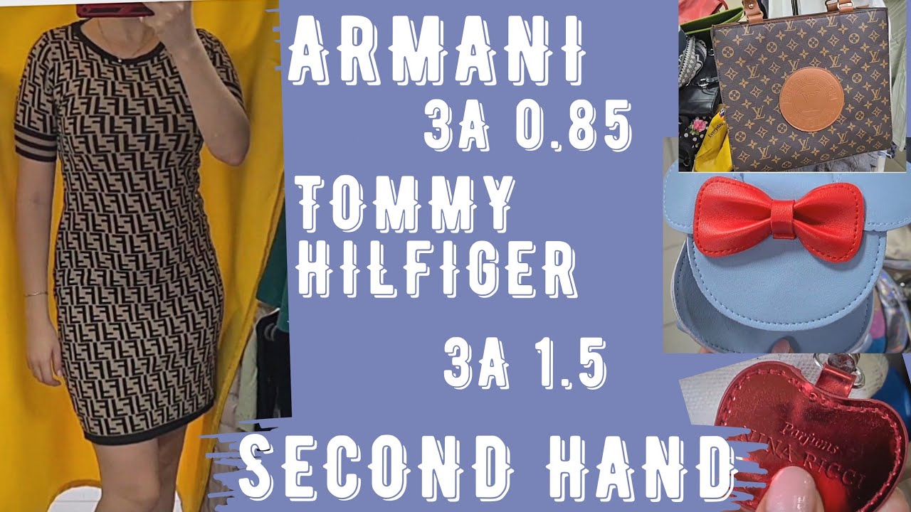 секонд хенд Armani Louis Vuitton Tommy Hilfiger Nina Ricci Uni Qlo second hand outfit ideas