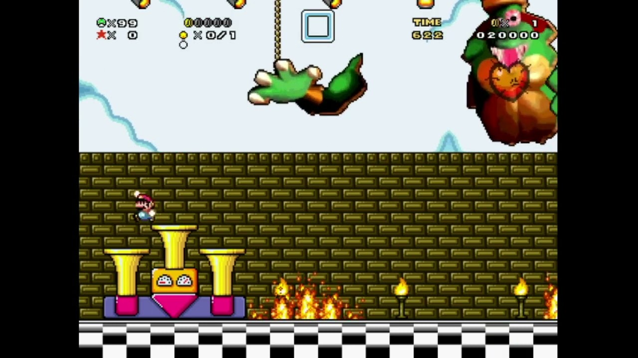 Super Mario Zeal: World 2 Boss and Level Ender.