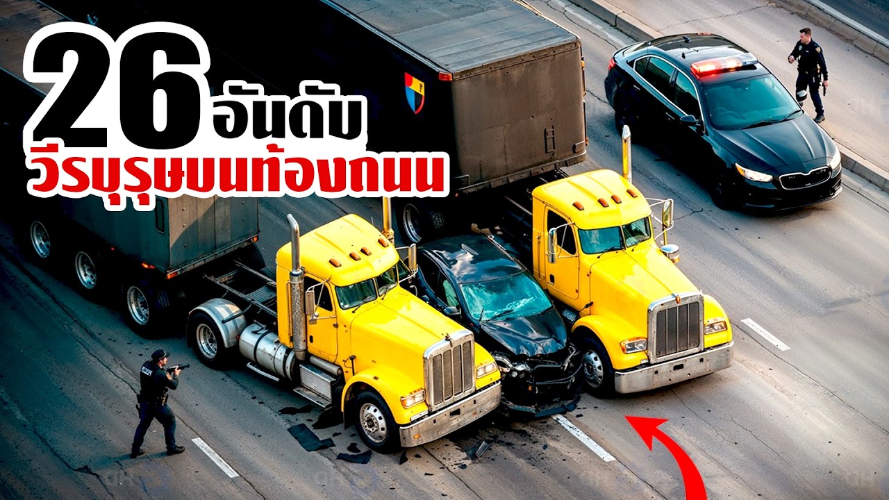 26 วีรบุรุษบนท้องถนน..ที่ช่วยตำรวจยุติการไล่ล่า!!