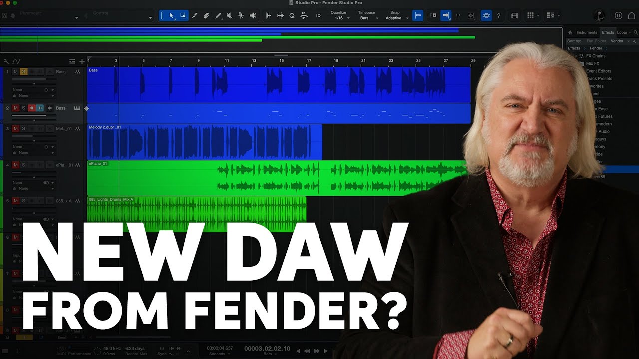 Обзор новой DAW Pro 8 от Fender Studio