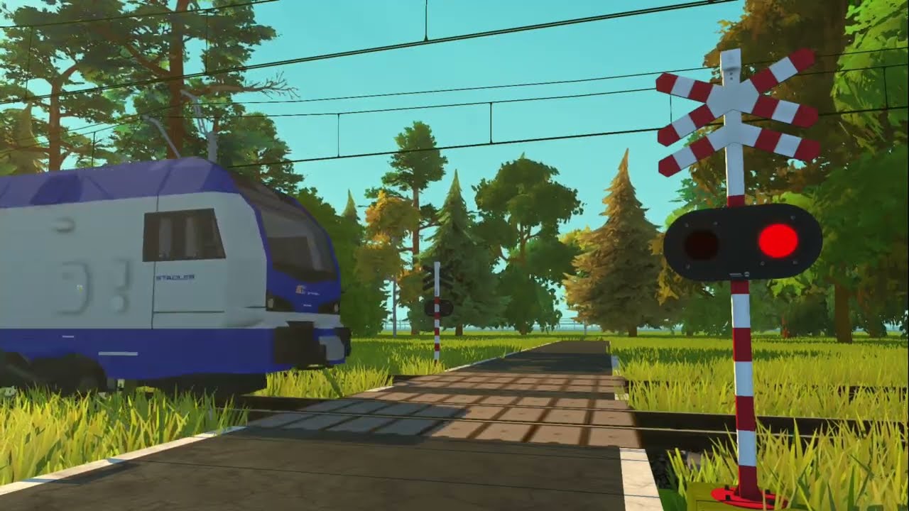 Przejazd kolejowy - Brukselków ul. Kamieniowa (Scrap Mechanic)