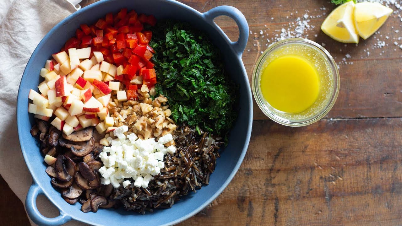Warm Wild Rice Salad Full Of Flavor and Crunch