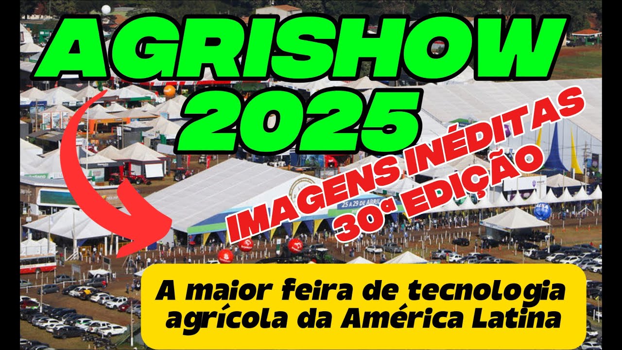 DRONE NA AGRISHOW 2025 - RIBEIRÃO PRETO-SP