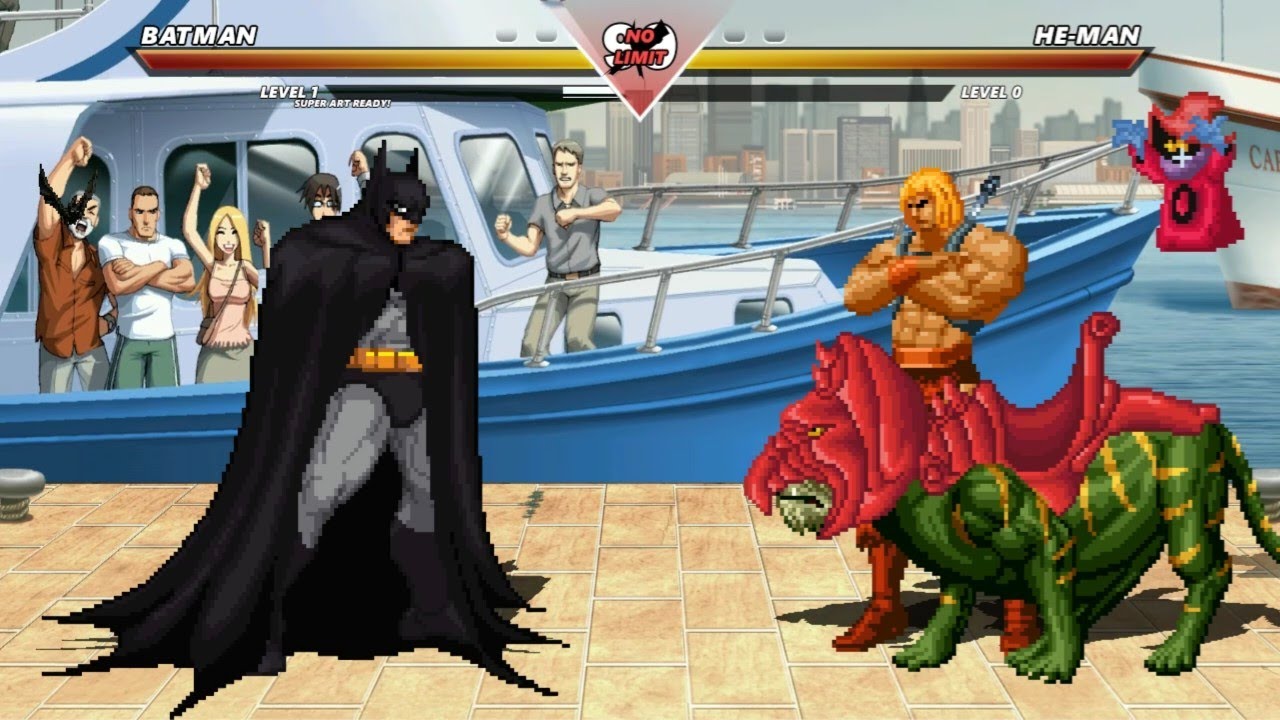 BATMAN vs HE MAN - Highest Level Awesome Fight!