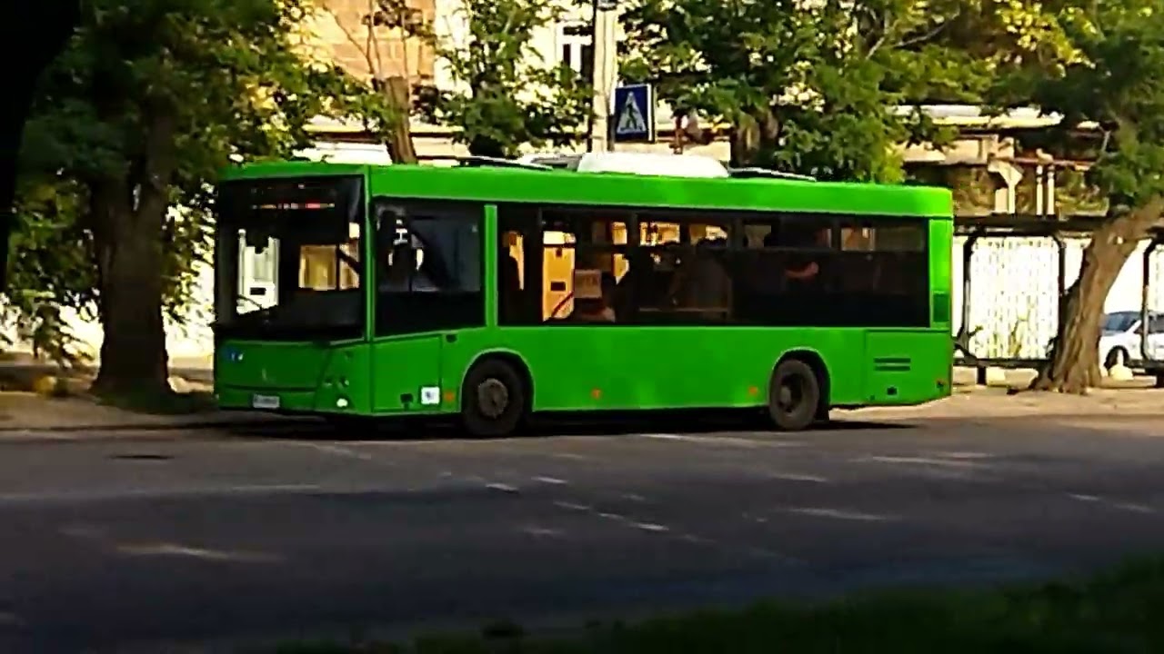 MAZ-206.086, Николаев, 1 Маршрут и Рута 20, 10 Маршрут (она в кадр попала)