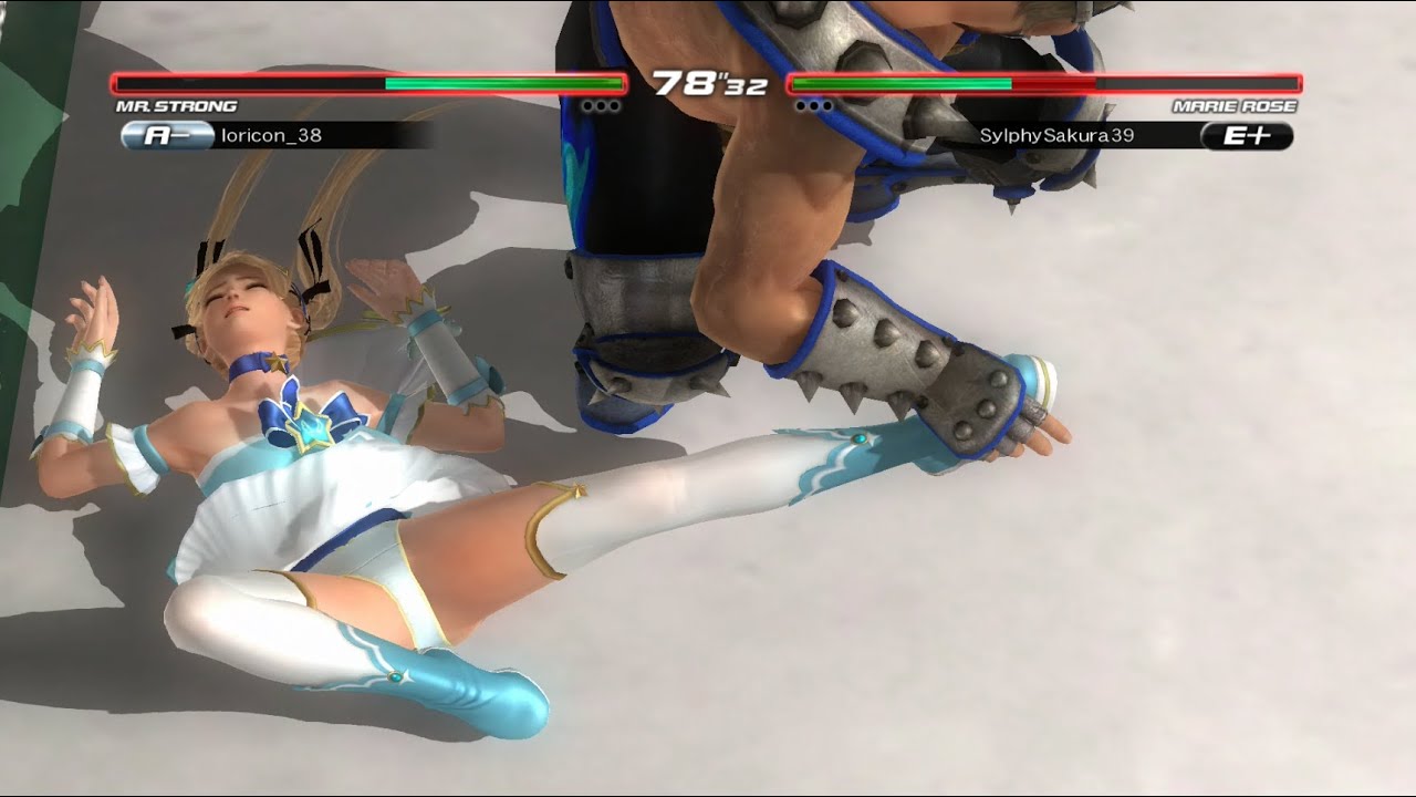 【DOA5LR】オンライン対戦　マリー・ローズVSバース(悪漢レスラー)
