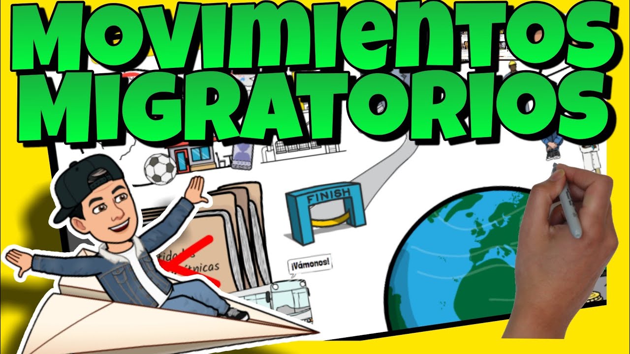 🛩 De un LUGAR a OTRO | MOVIMIENTOS MIGRATORIOS | GEOGRAFÍA