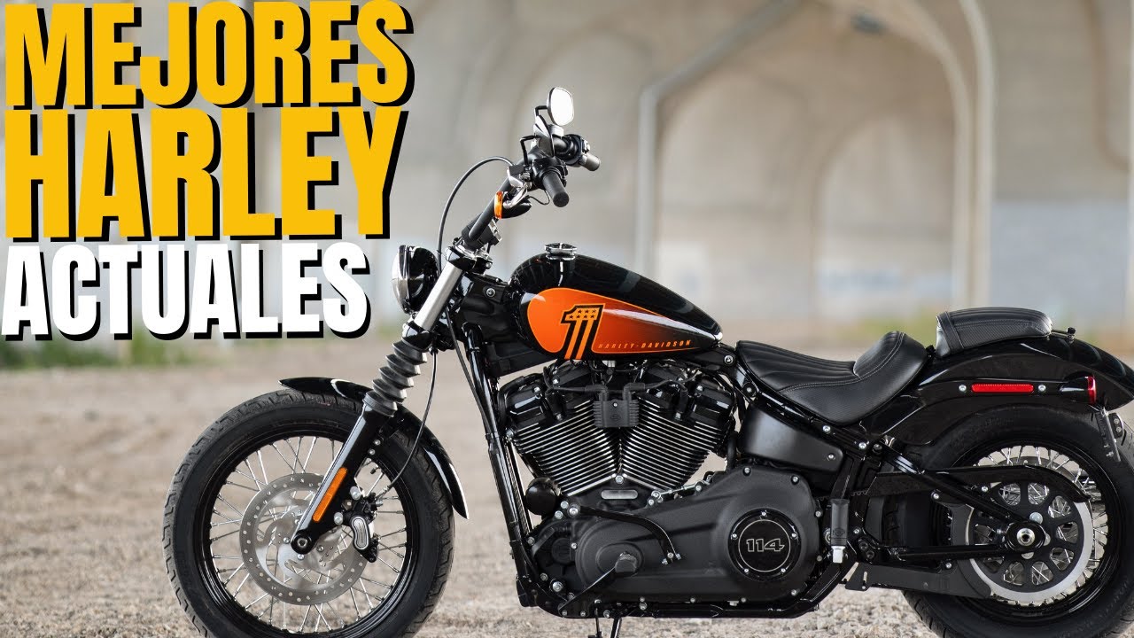MEJORES motos HARLEY DAVIDSON actuales: Softail Standard/Slim, Street Bob, Low Rider S, Sport Glide