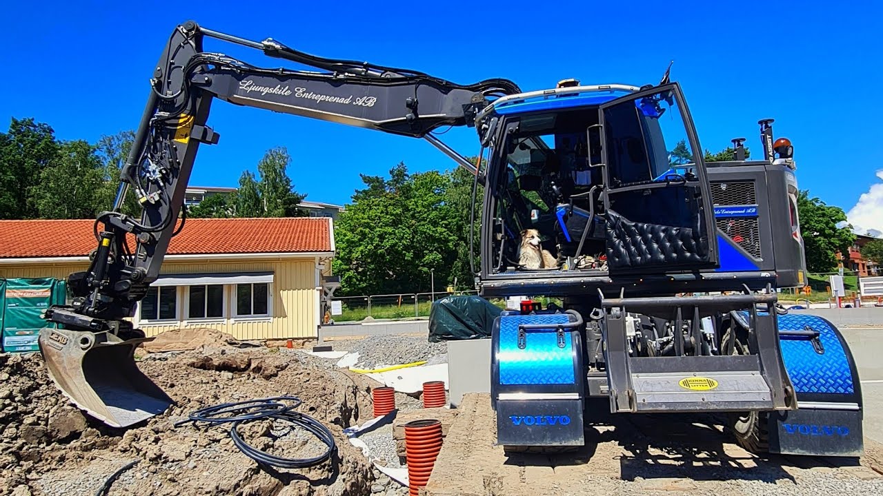 volvo ewr170e digassist steelwrist обратная засыпка вокруг корпуса перед бетонированием