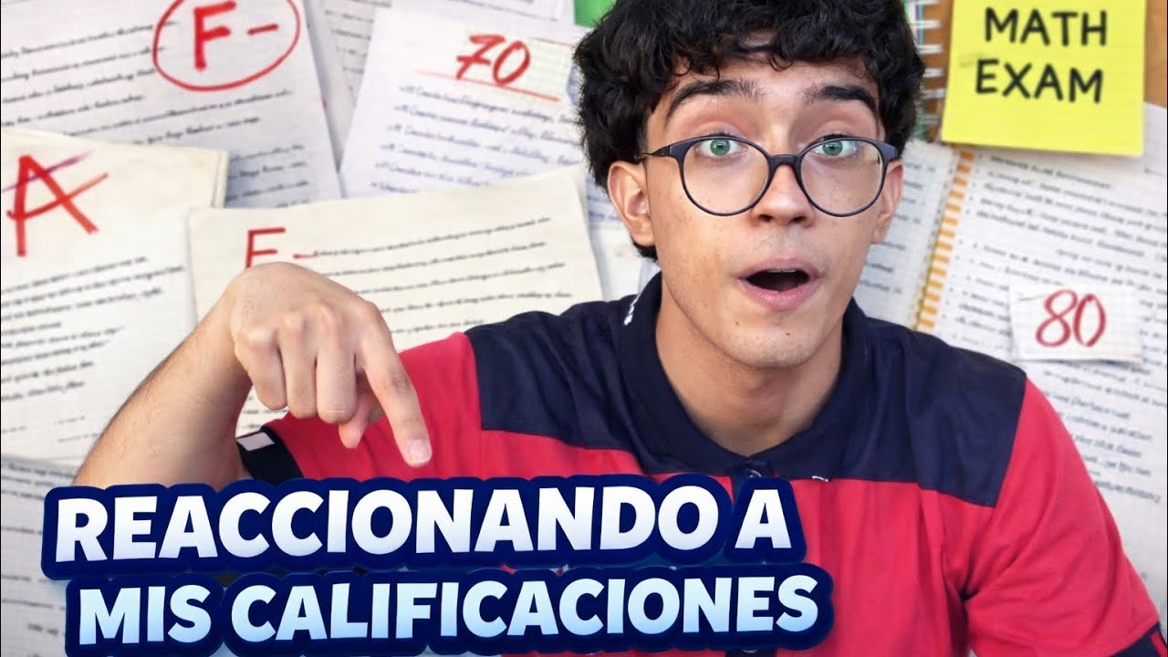 NO PUEDE SER!!! 😨 REACCIONANDO A MIS CALIFICACIONES🏫🎓