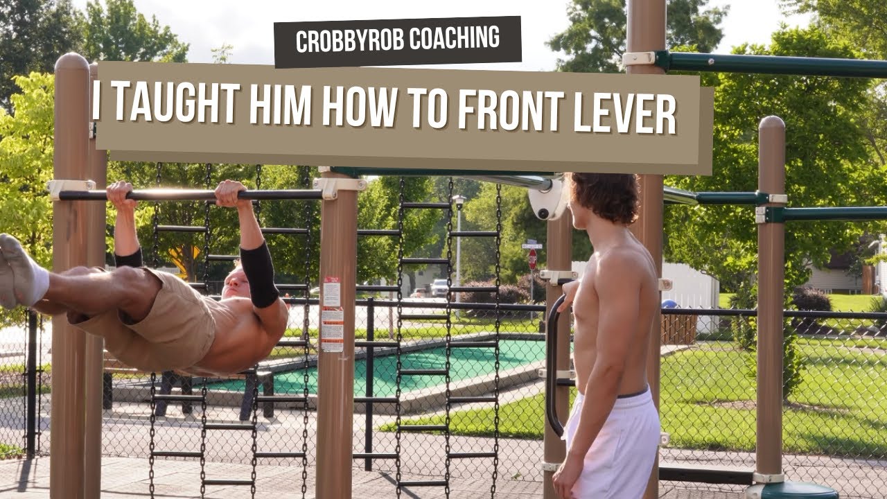 The Secret To Getting Your First Front Lever From Scratch. Crobbyrob Calisthenics Skills Breakdown