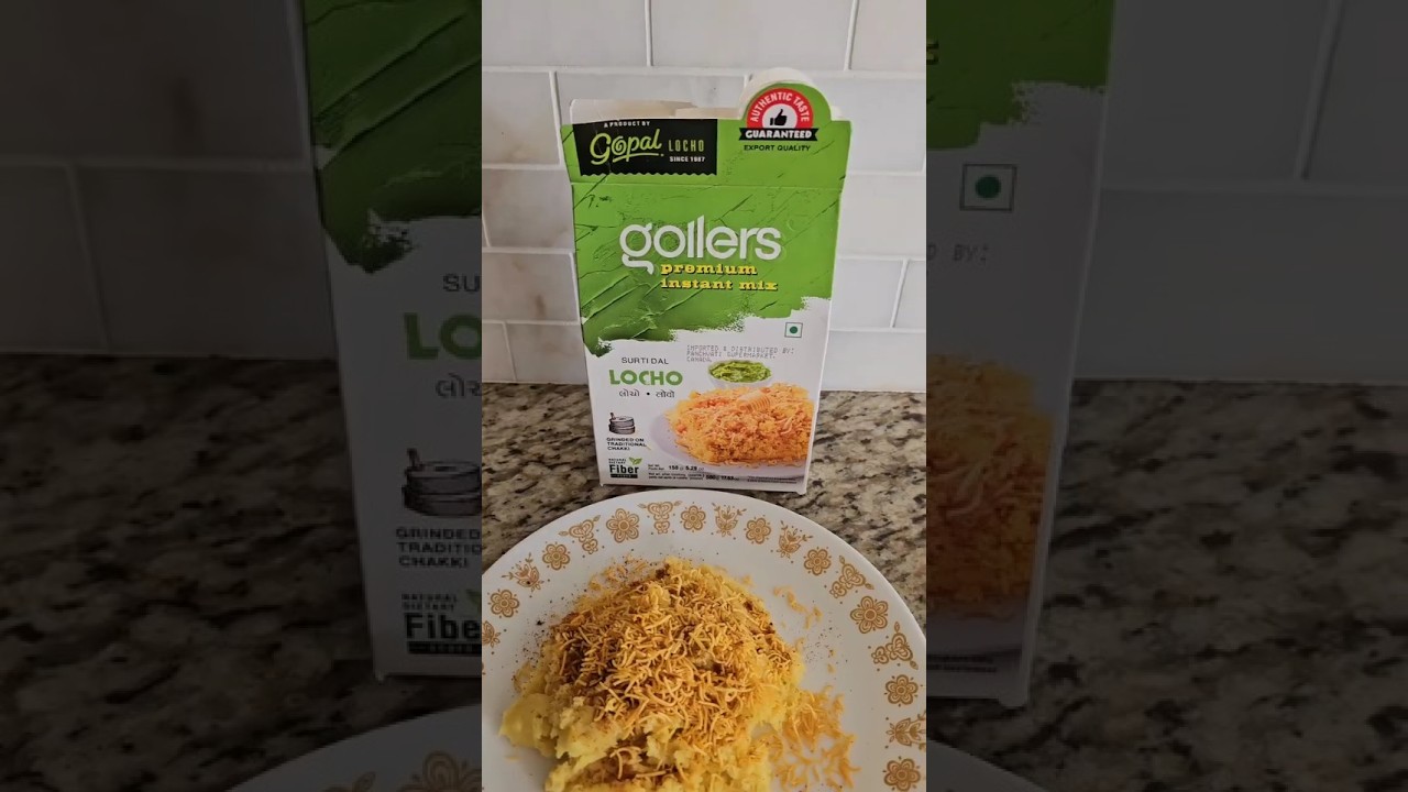 Golers Surti Locho in Minutes! | Instant Mix | Ready to Cook | Easy Gujarati Recipe #locho