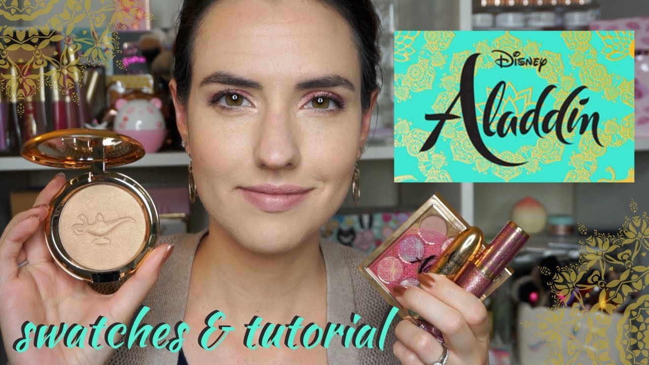 NEW MAC + Disney Aladdin Makeup Collection | Tutorial + LOTS of Swatches!