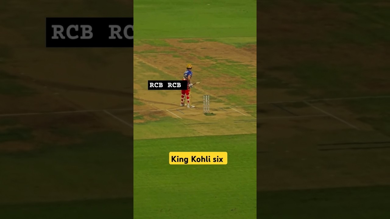 Virat Kohli six 🥰😱 #shorts #viratkohli #rcb #ipl #treanding #short
