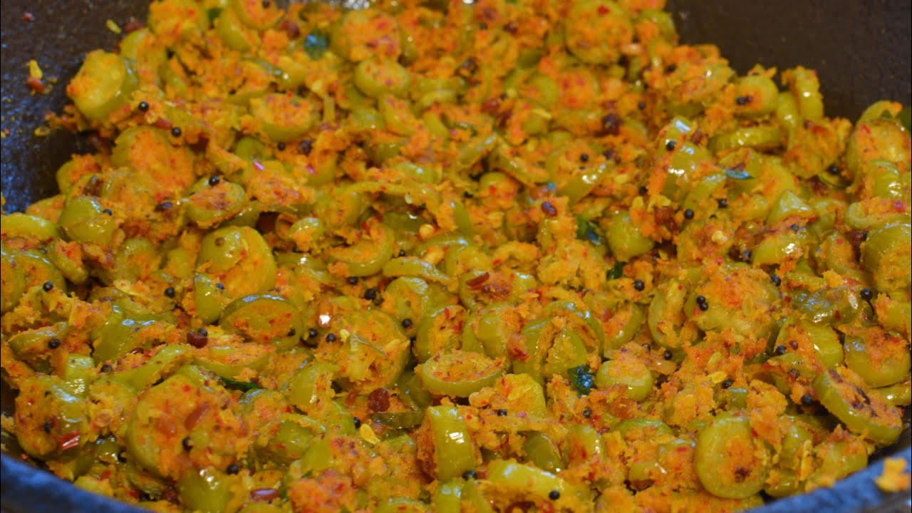 വ്യത്യസ്തമായ ഒരു തോരൻ | Udupi Prasadam | Temple Style Palya
