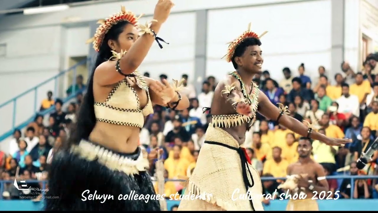 Selwyn colleagues students performance during the Acom Festival | Solomon islands 💚💛💙