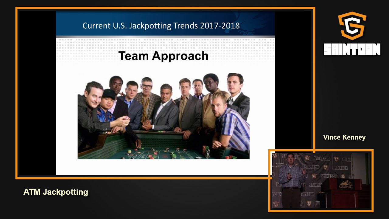 SAINTCON 2018 - Vincent Kenney - ATM Jackpotting