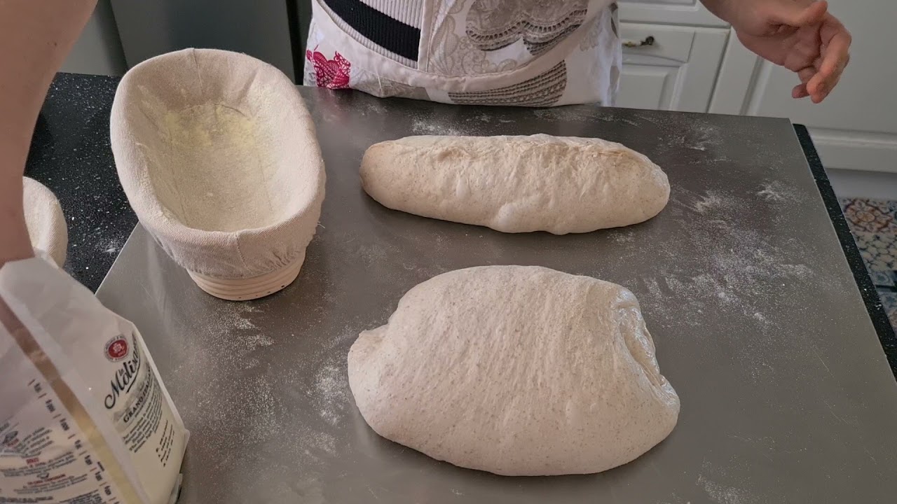pane fatto in casa con lievito madre (licoli) parte 2 (pre forma, formatura)