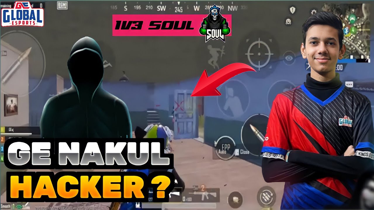 Ge nakul Hacker ?? 🤔 | Global esports nakul hack expose 1v3 soul | Ge nakul suspicious clip