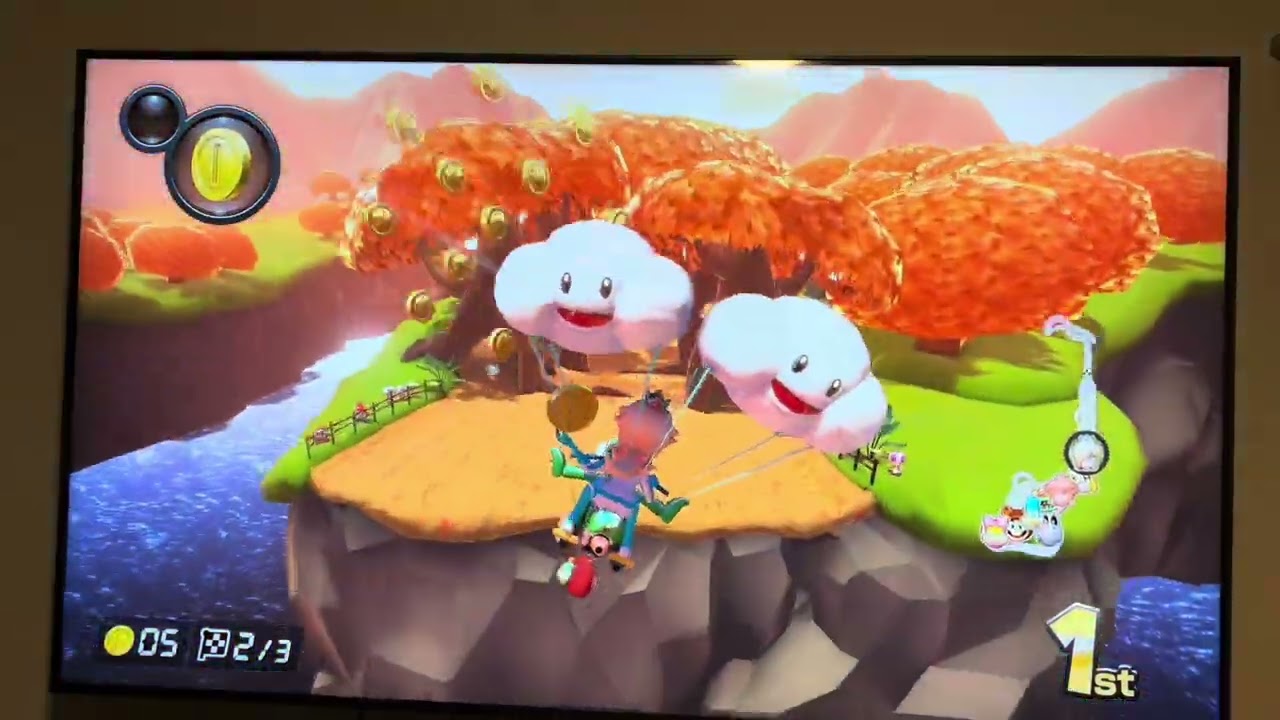 Playing Mario Kart 8 Deluxe for the last time 