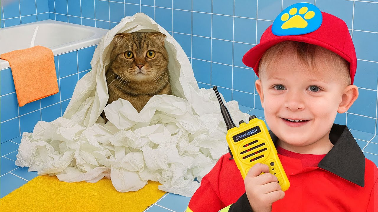 Oliver and Adam Rescue Animals with Mom!