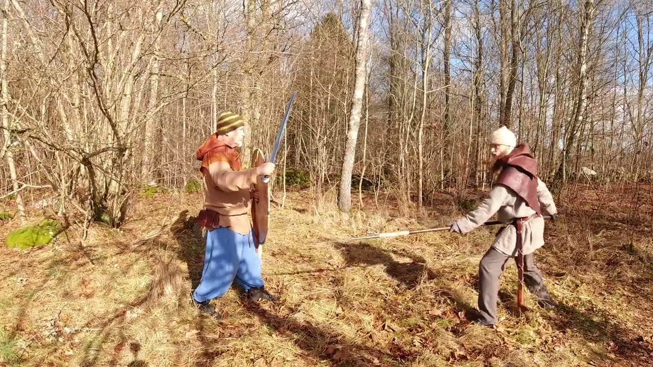 Viking two-handed spear, tips.