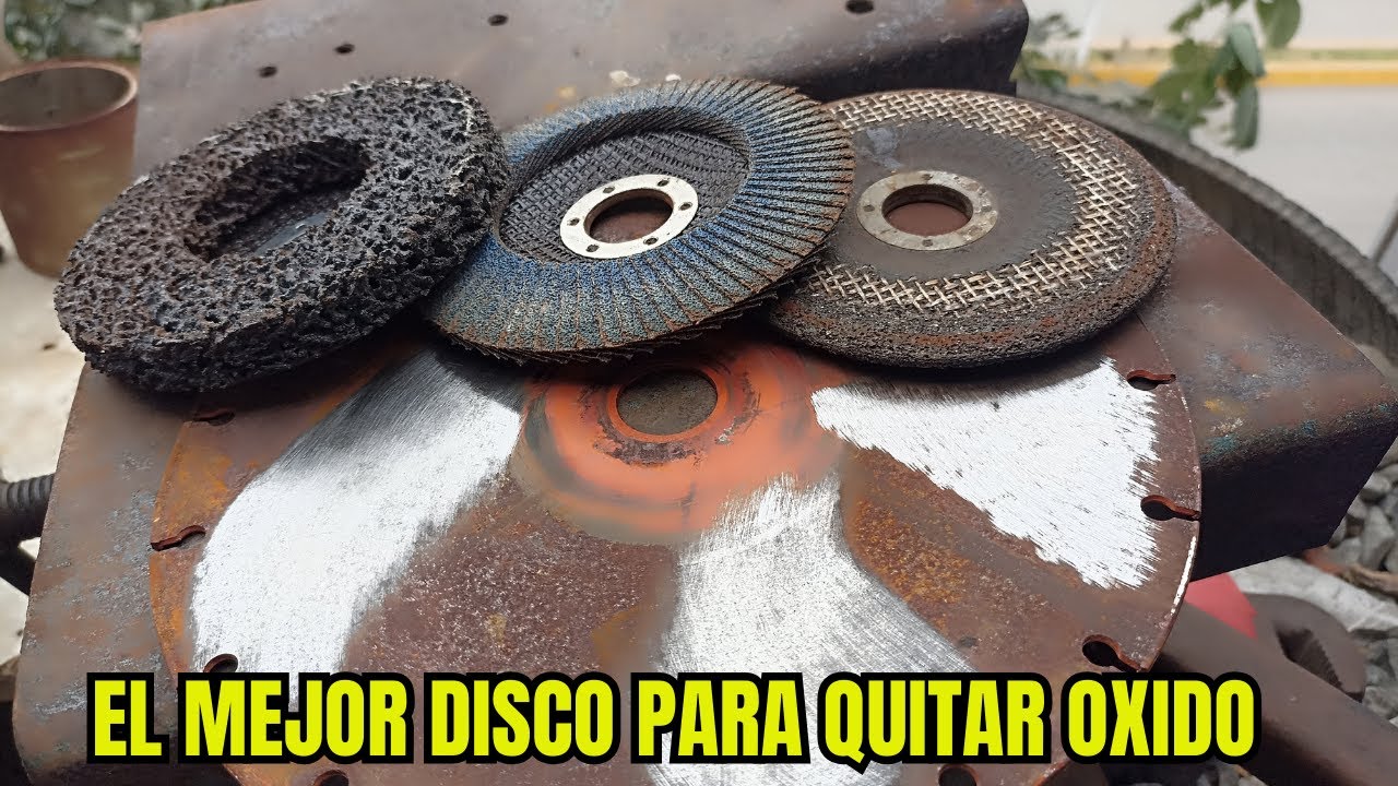 ¡El MEJOR DISCO para QUITAR ÓXIDO con AMOLADORA! 🔥 ¡Resultados INCREÍBLES en SEGUNDOS!