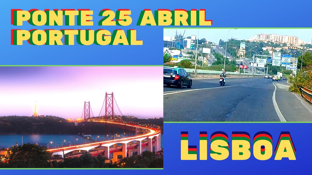 🇵🇹 PASSEIO DE CARRO PELAS ESTRADAS DE LISBOA - PORTUGAL -  #0003