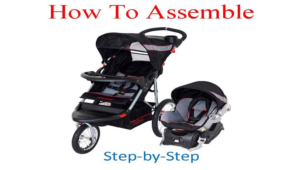 How to assemble Baby Trend Expedition Jogger Travel System, Black
