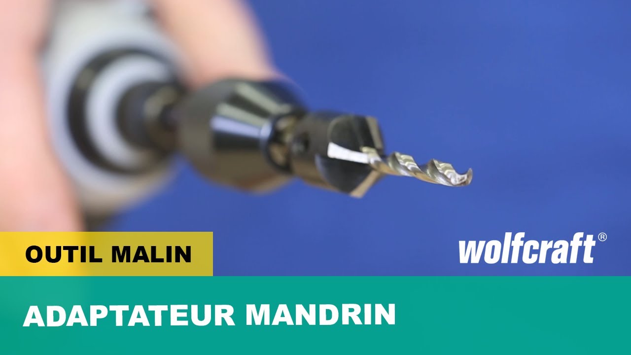 Comment transformer une visseuse en petite perceuse - Mandrin auto-serrant | wolfcraft
