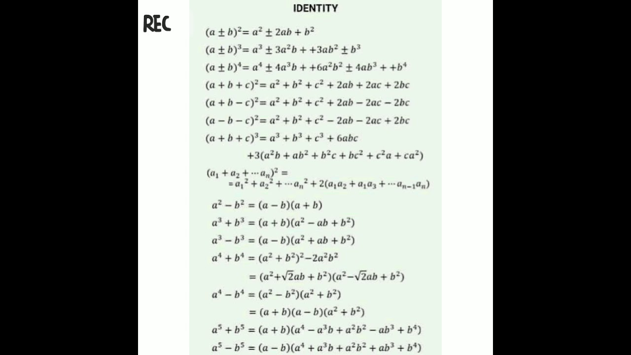 Algebric Formula Identities || DR bioMath || Dilawar Ali || Saqib mughal || Mohsin Ali