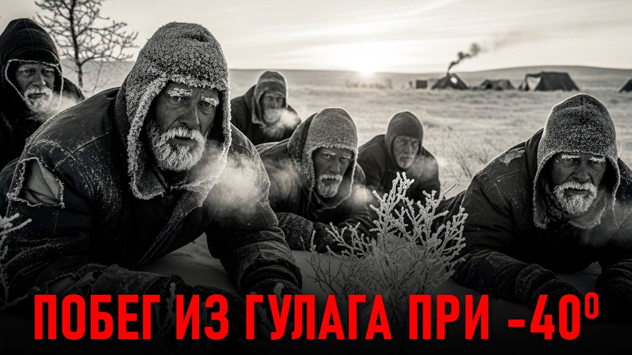 ПОБЕГ ИЗ ГУЛАГА ПРИ -40: Путь По Лесу, Где Не Всем Суждено Вернуться