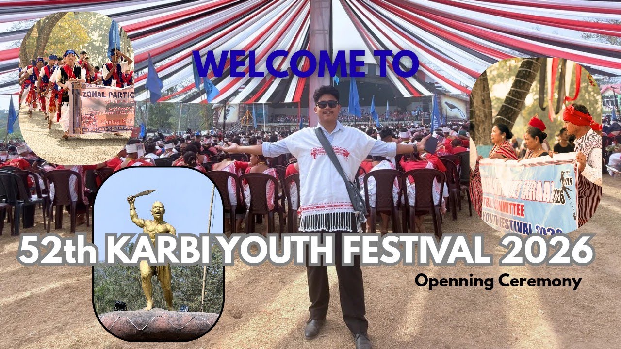 52nd Karbi Youth Festival 2026 🎉 | Opening Ceremony | KYF 2026 Vlog @AngtangVlogs-813 