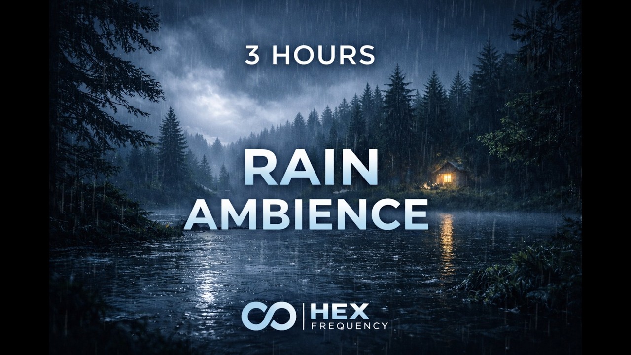 Rainy Cabin Sanctuary for Deep Focus (3 Hours) | HEX Frequency