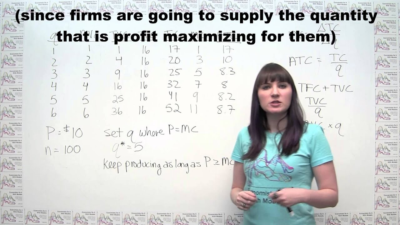 Microeconomics Practice Problem - Competitive Markets in the Short Run and the Long Run