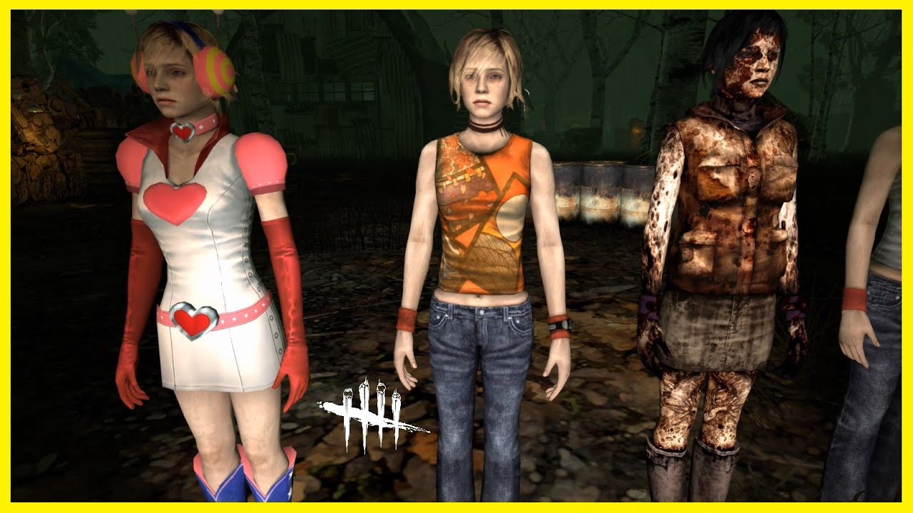 DBD Cheryl Mason (Heather) Alternative Outfits From Silent Hill 3.