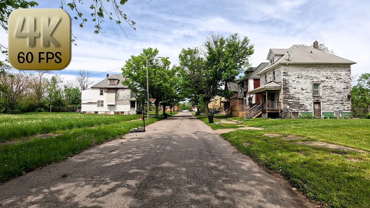 Driving Around Detroit Hood - 