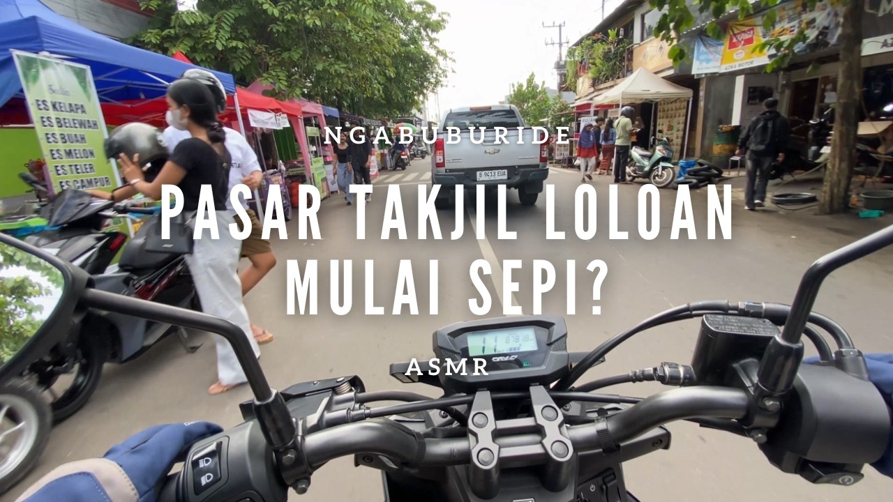 Update Pasar Takjil Loloan: Sudah Banyak yang Mudik, Lapak Mulai Berkurang?