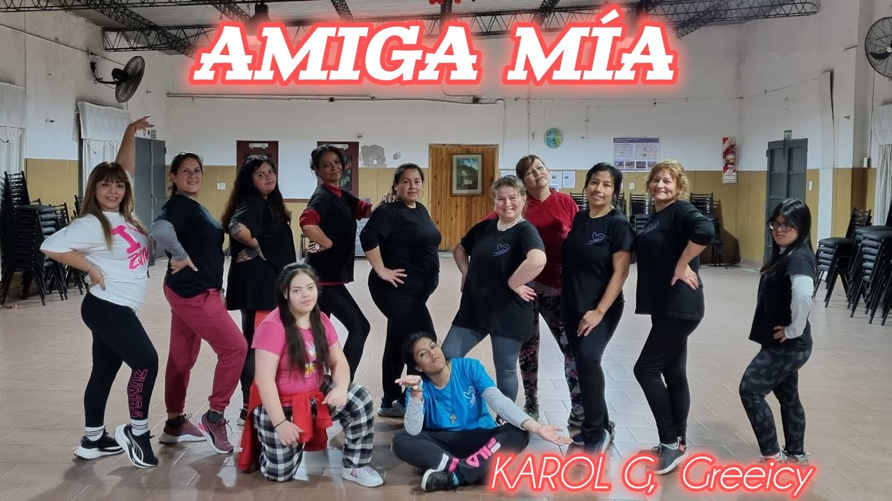 Amiga Mía- KAROL G, Greeicy - Coreo zumba 💃- Lorena Acevedo 