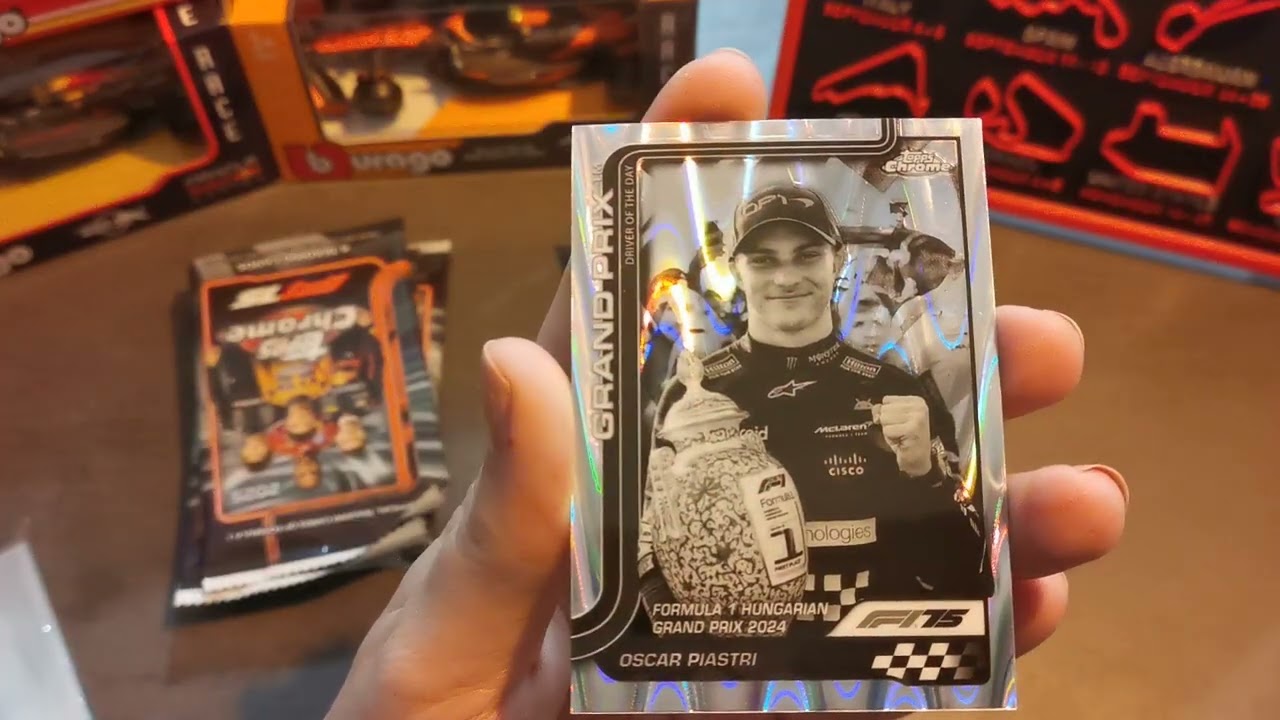 Otváračka - Formula Topps Chrome 2025 Blaster box