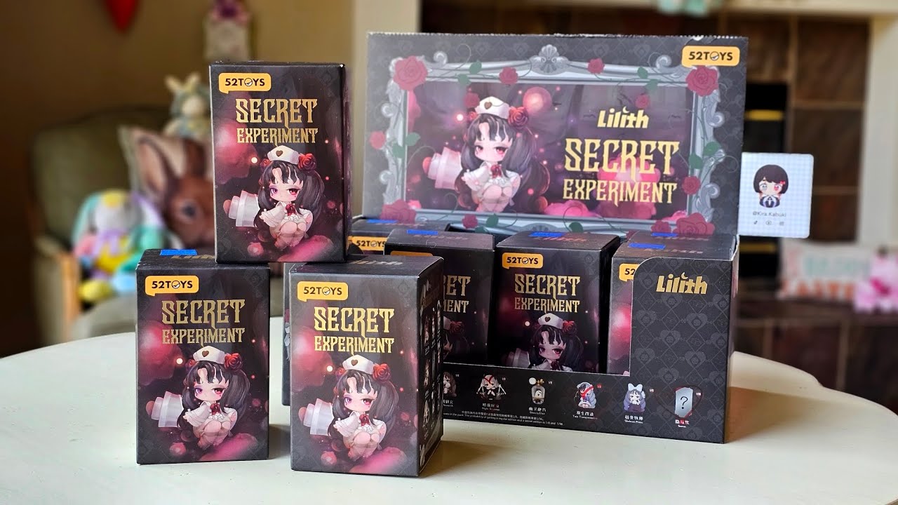 💉 52 Toys x Lilith: Secret Experiment, blind box case unboxing!