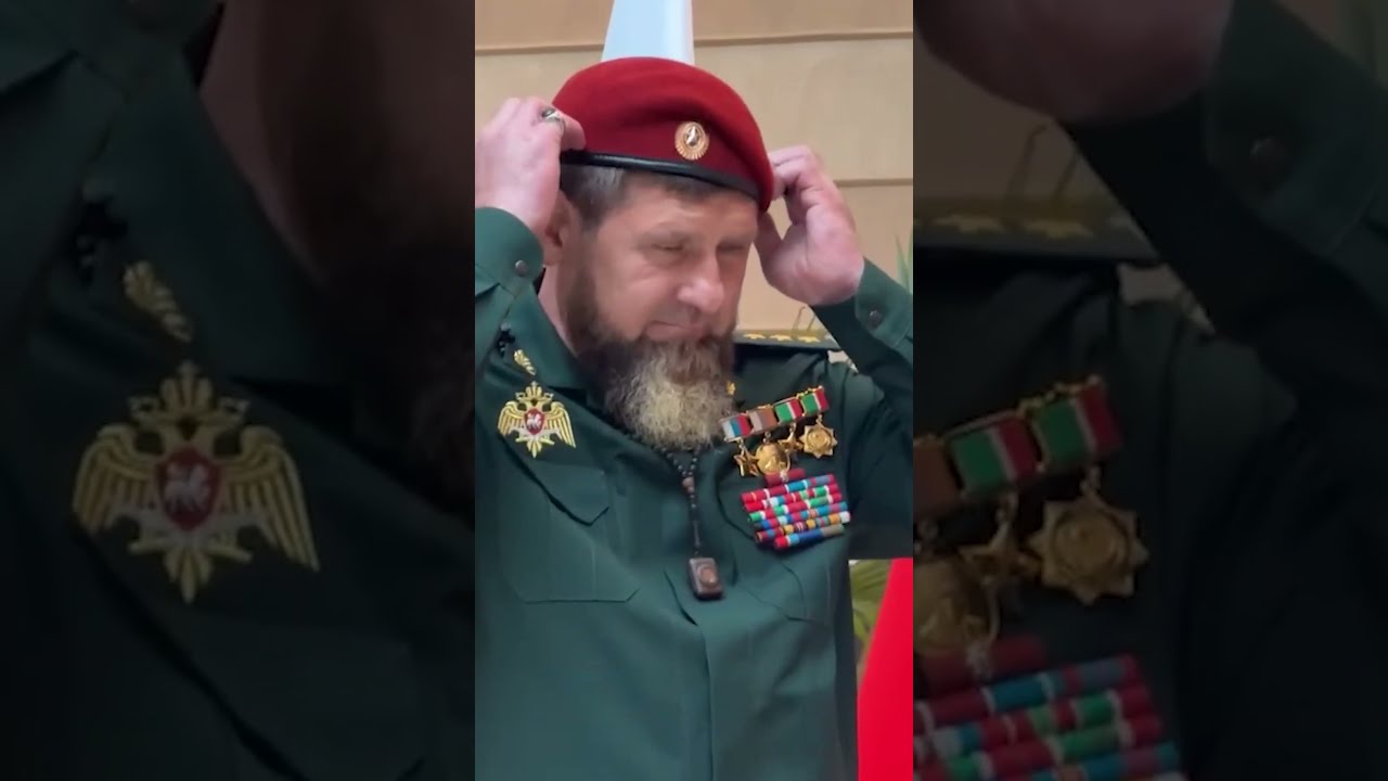 Кадыров - генерал армии. Краповый берет. Он ещё и почётный академик РАЕН. Еле говорит, еле ходит!
