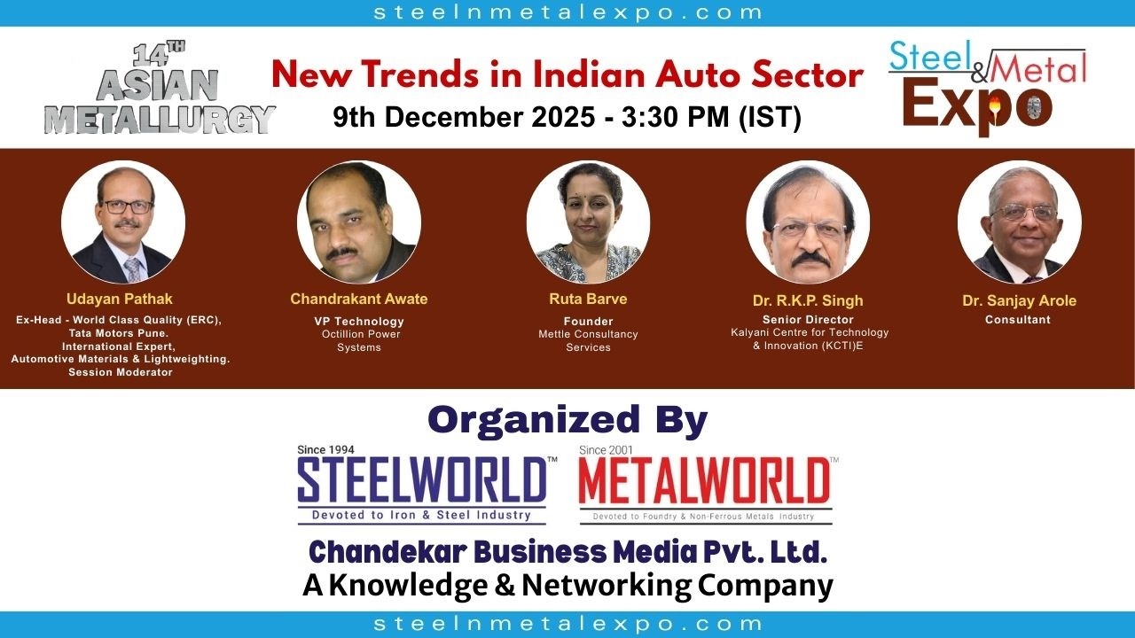 New Trends in the Indian Auto Sector | 14th Asian Metallurgy Webinar Series