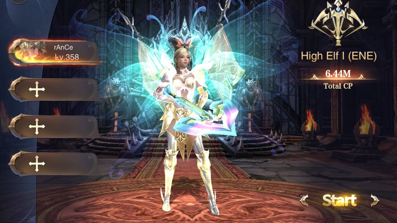 MU DARK EPOCH ( my low Lvl ENE ELF) with Mix Agi Elf skills