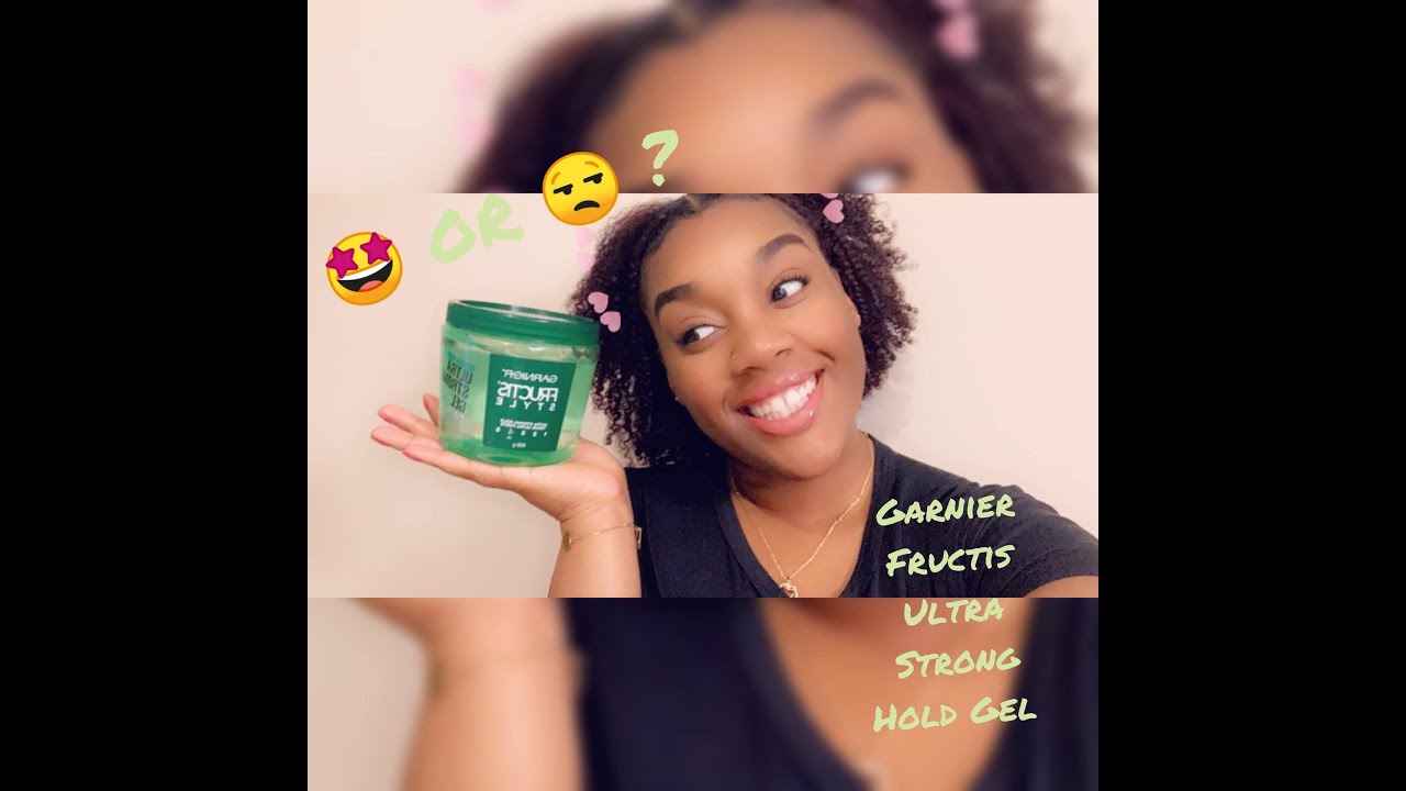Garnier Fructis Ultra Strong Hold Gel | Wash N Go | Natural Hair